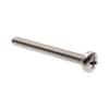 Prime-Line Machine Screw, Metric Pan Head, Phil Drive M5-0.8 X 45MM A2-70 Stainless Steel 10PK 9131452